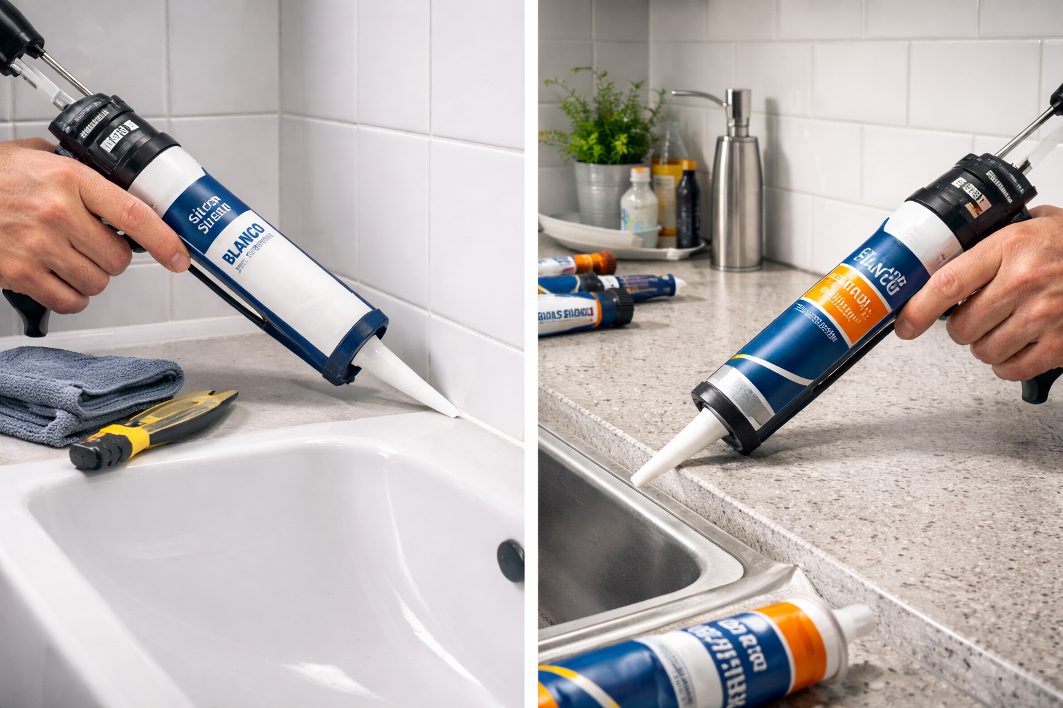 Qué silicón usar para baño y cocina