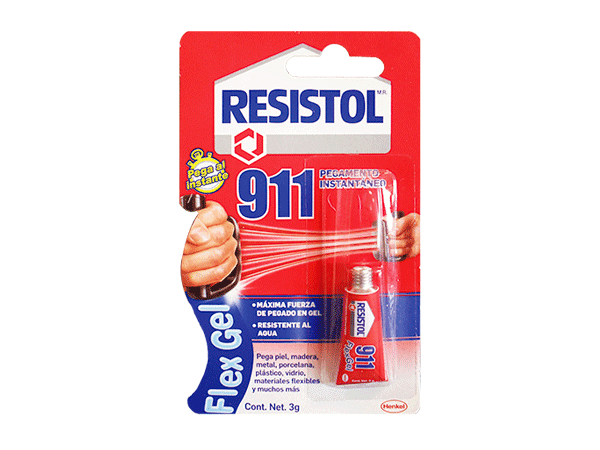 PEGAMENTO INSTANTANEO 911 GEL 3GR MX 2445404 RESISTOL (10)