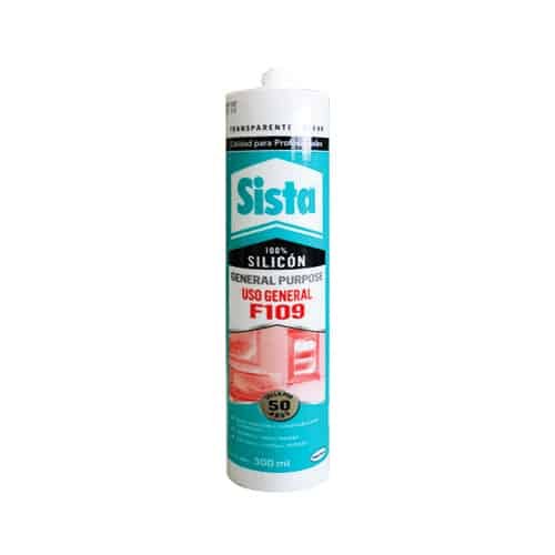 = SILICON F109 USO GENERAL BLANCO 300ML 2677064 SISTA (12)