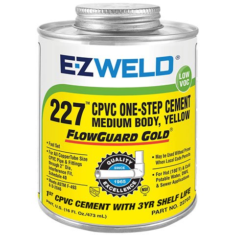 CEMENTO 227-03 473MIL (16 OZ) CPVC AMARILLO E-ZW (12)