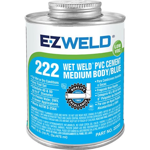 CEMENTO 222-01 118ML (4 OZ) MEDIO AZUL E-ZW (24)