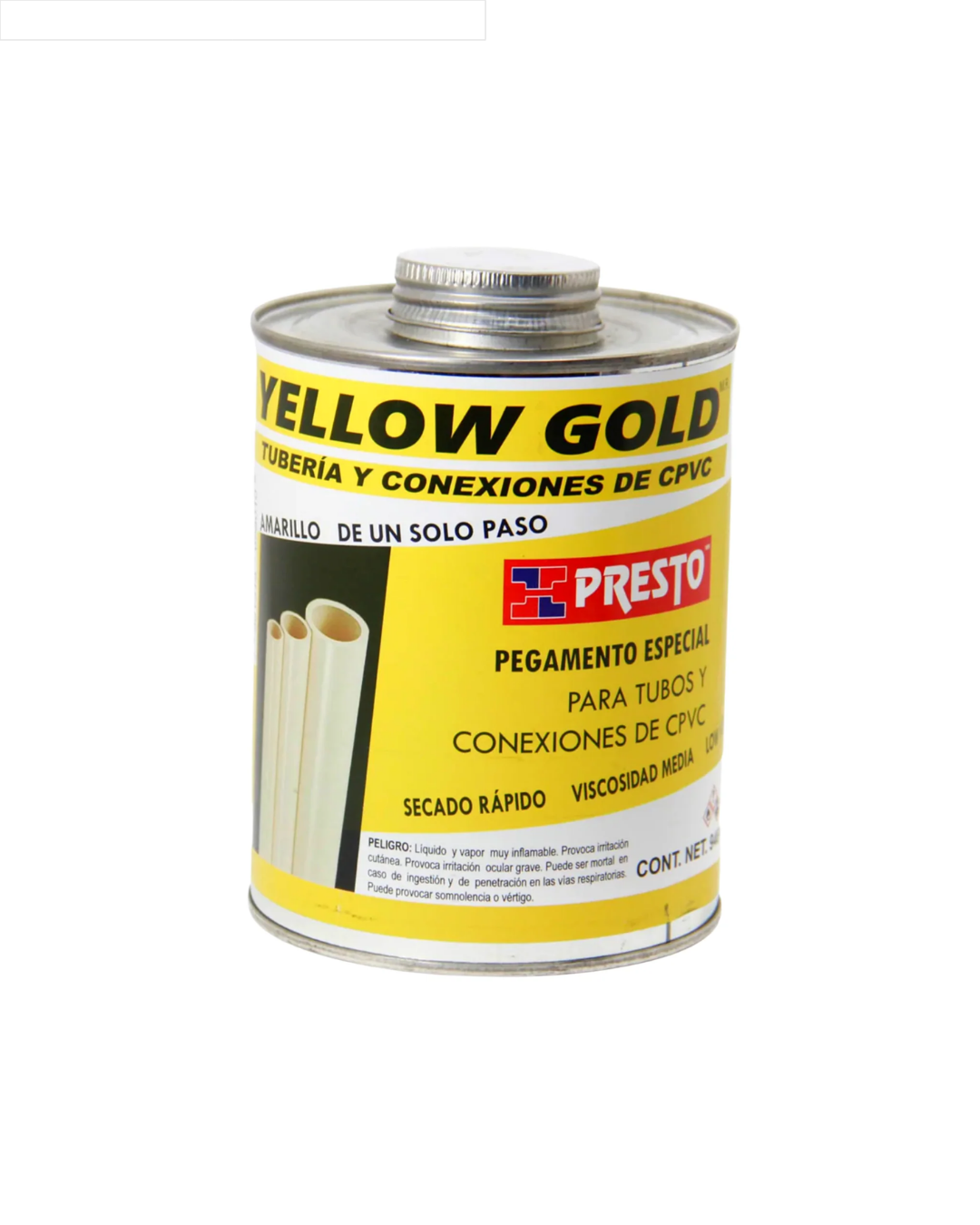 PEGAMENTO 9802 473ML CPVC YELLOW GOLD PRESTO (12)