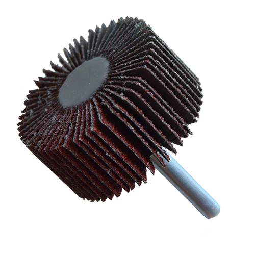 OUT RUEDA FLAP 914 2X1X1/4 G-40 CON VASTAGO TENAZIT