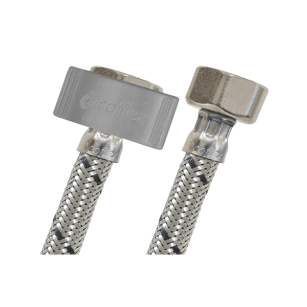 MANGUERA AGUA AL-A40 40CM LAV/FREG  AC/INOX COFLEX(50)