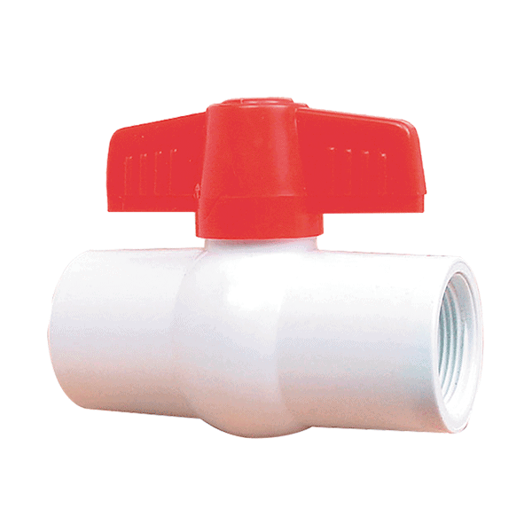 VALVULA 100-P  3/4"ESFERA PVC ROSCADA RUGO(1)