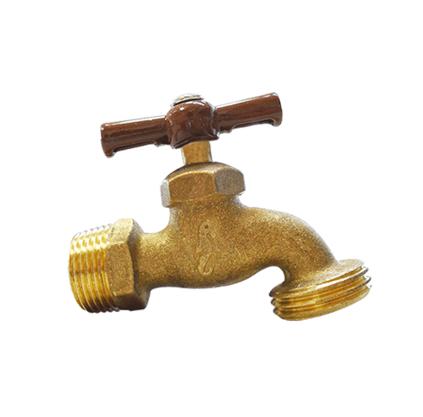 LLAVE CHORRO 2-I  3/4" S/PULIR   RUGO(10)