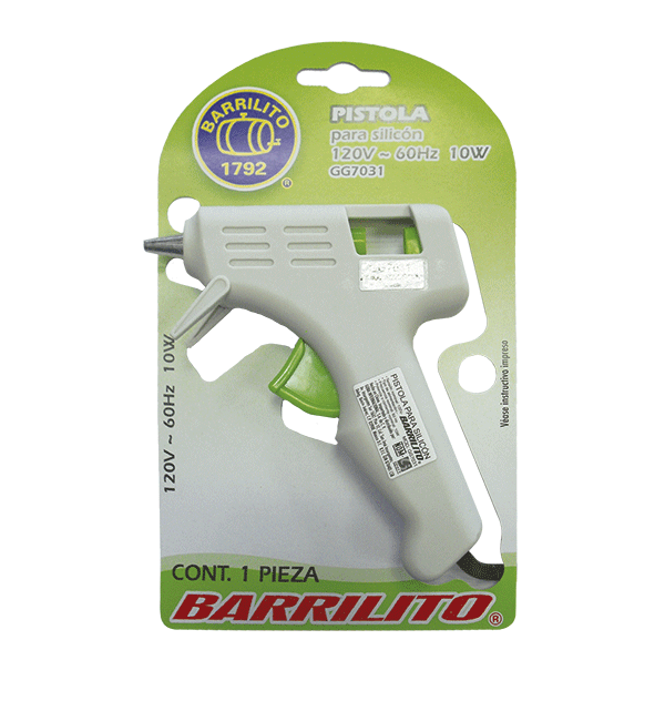 PISTOLA GG7031 ELECTRICA P/SILICON 10W BARRILITO (24)