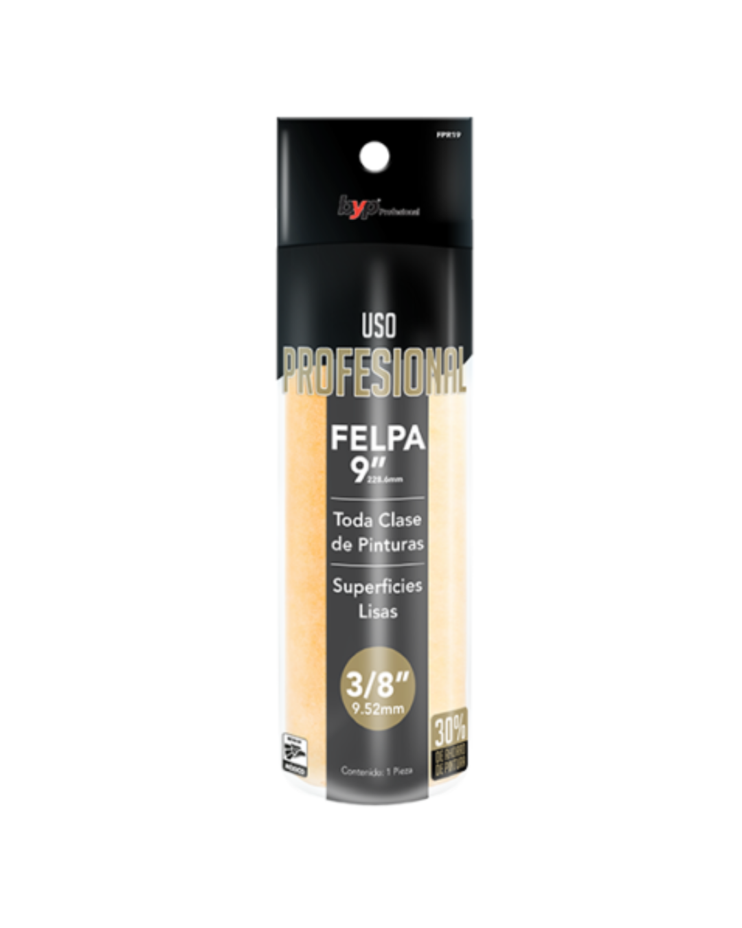 FELPA FPR19 PROFESIONAL  9" X 3/8" BYP (12)
