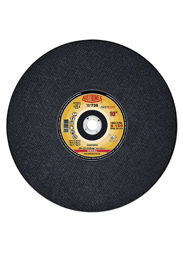 LIQ DISCO C-736 PLANO CTE.METAL 10"X1/8"X1" AUSTROMEX