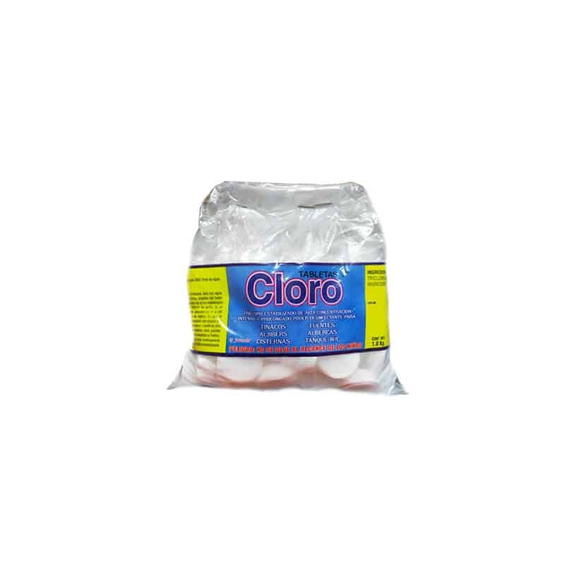 CLORO 1" BOLSA 1KG TABLETAS JAZMIN (20)