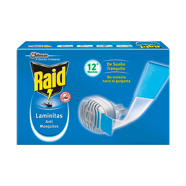 RAID INSECT  LAMINITAS 12P C/APARATO (24)