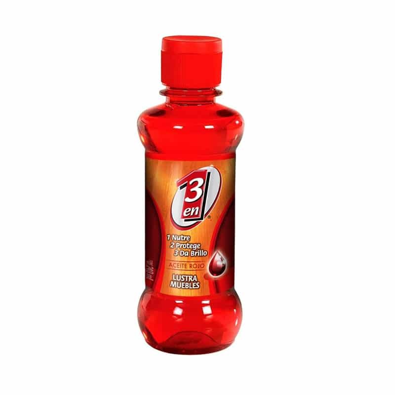 ACEITE  240ML 3 EN 1 LUSTRADOR ROJO(12)