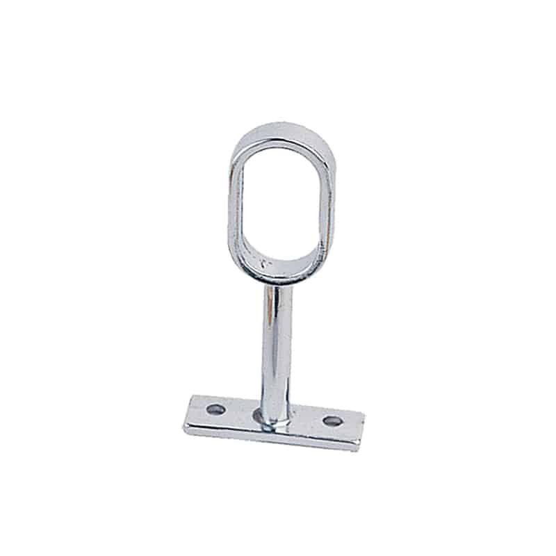 BRIDA C-14324 P/TUBO OVALADAO CROM CON TORNILLOS HANDY (120)