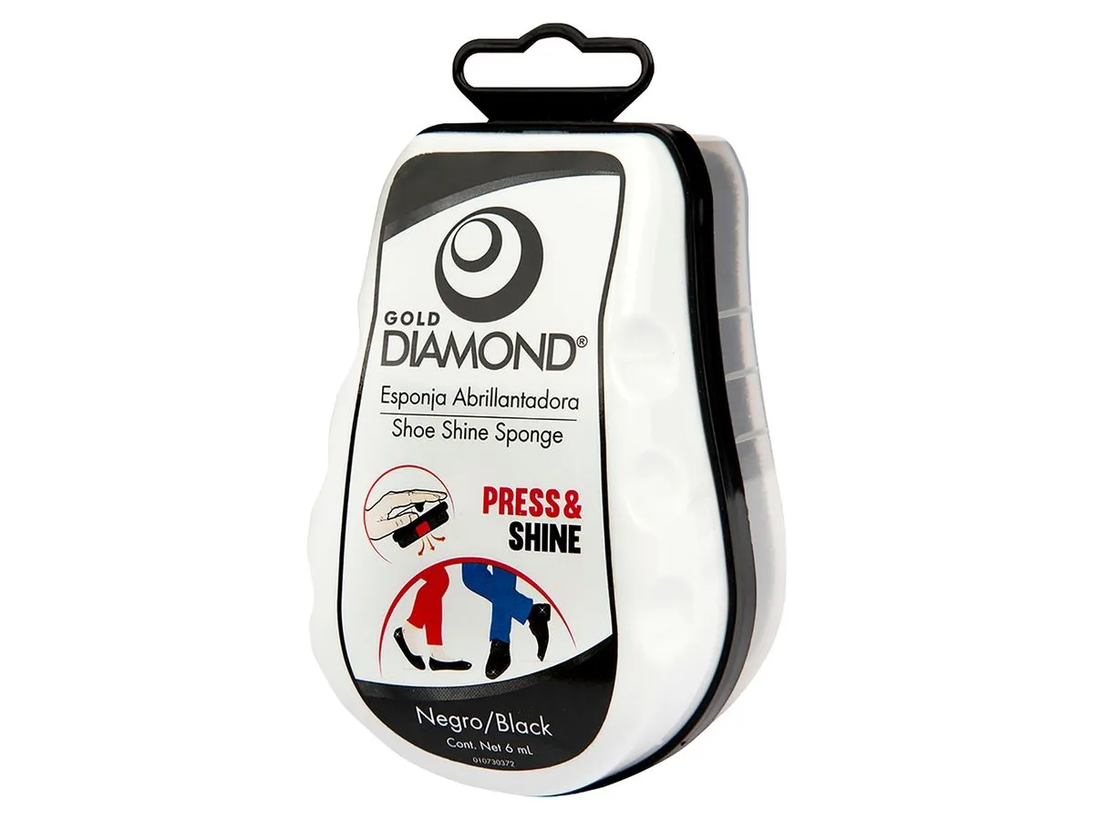 ESPONJA P/CALZADO NEGRO 6 ML DIAMOND (15)