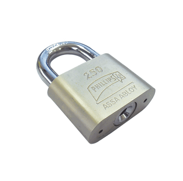 CANDADO MX3000 250 LARGO ALTA SEGURIDAD ACERO PHILLIPS(6)