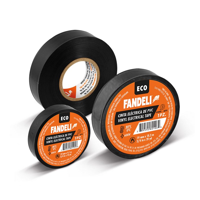 CINTA 80106 AISLAR USO GRAL 19MM X 18.3M FANDELI (100)