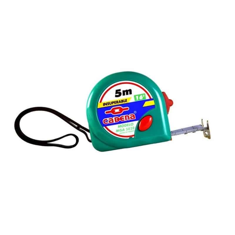 FLEXOMETRO  MGA-5020 5.00 MTS X 3/4" CADENA (120)