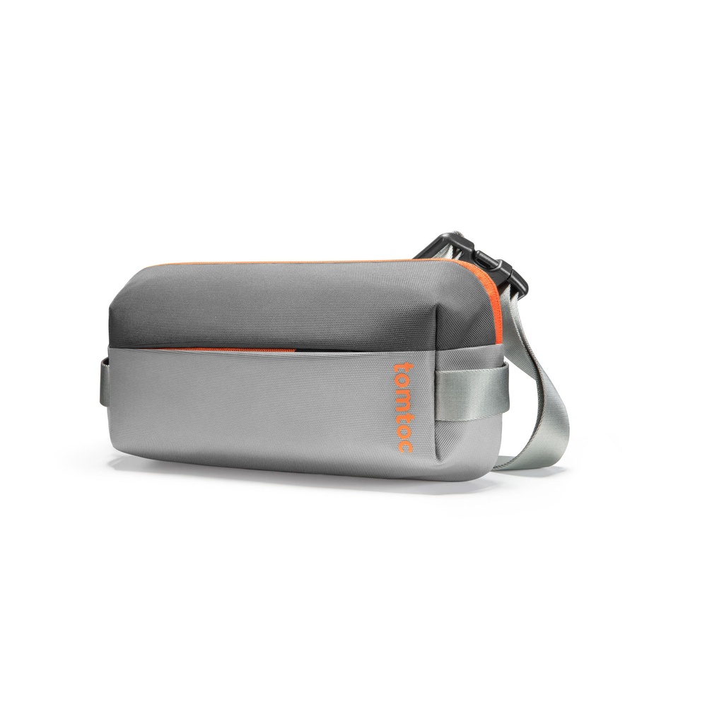 BOLSO TIPO BANDOLERA T21S1G1 GRIS ESPACIAL TOMTOC