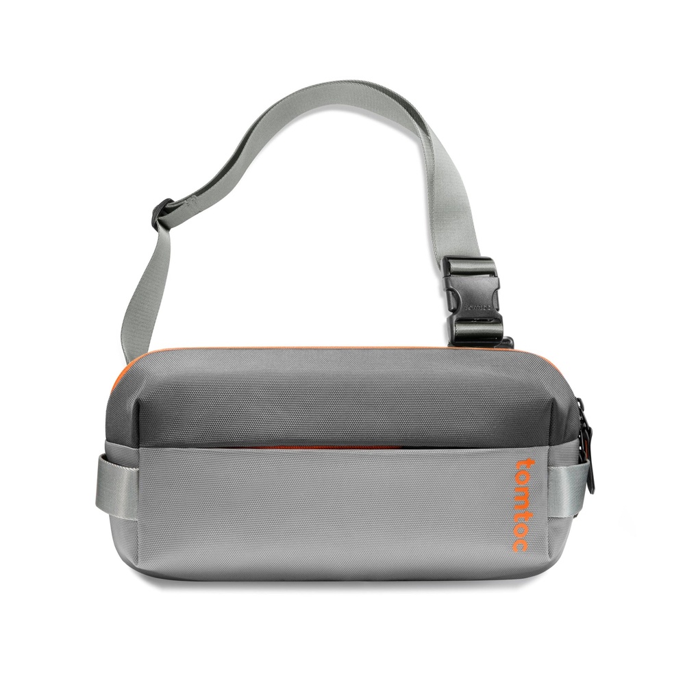 BOLSO TIPO BANDOLERA T21S1G1 GRIS ESPACIAL TOMTOC