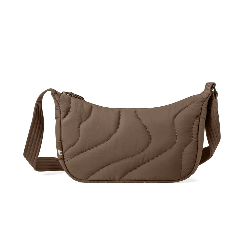 BOLSO CRUZADO ACOLCHADO T34M1Y1 SOMBRA DE TIERRA TOMTOC