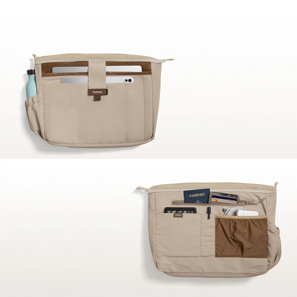 BOLSA TOTE PORTÃTIL T38M1K2 ARENA NATURAL TOMTOC
