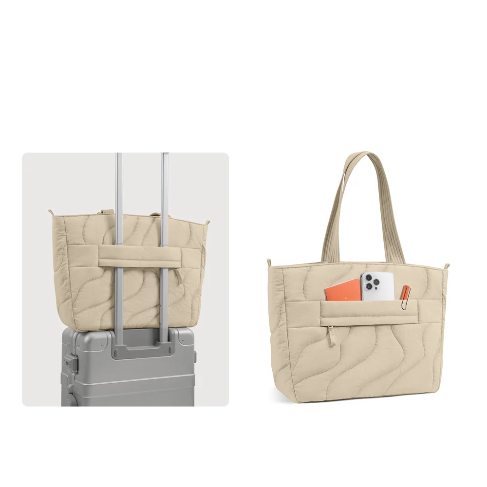 BOLSA TOTE PORTÃTIL T38S1Y1 SOMBRA DE TIERRA TOMTOC