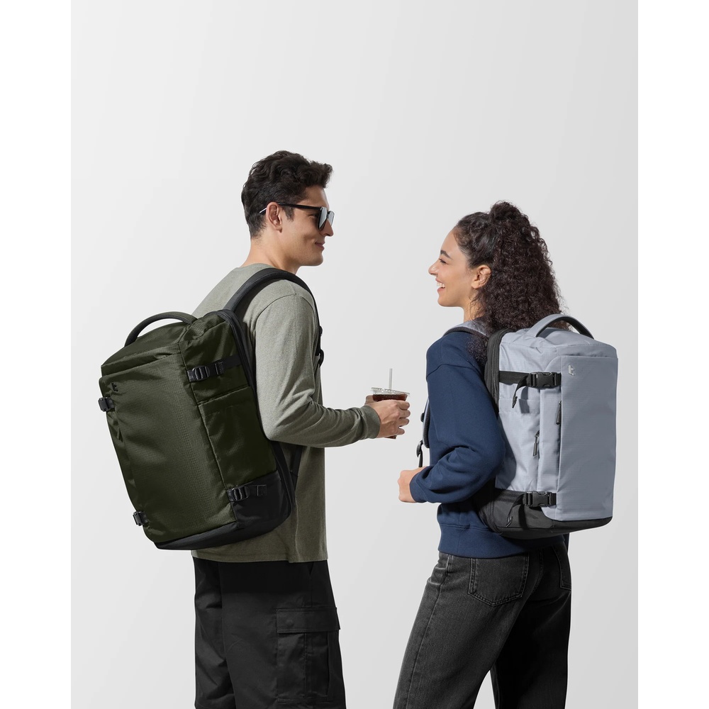 MOCHILA PORTÃTIL DE VIAJE T66S1T1 VERDE TOMTOC