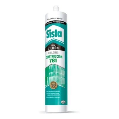 010179_P.jpg SILICON 781 CONSTRUCCION BLANCO 300ML SISTA PE 878622 - Imagen 1