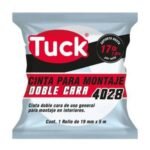 CINTA 4028 19MMX5M P/MONTAJE DOBLE CARA TUK (12)