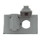 PLACA PLA-022 DE ABS GRIS DUPLEX INTERPERIE VENECIA