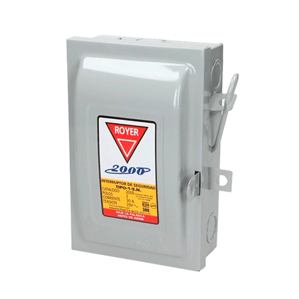 2000.png SWITCH 2000 PROTEGIDO 2 X 30AMP ECO ROYER - Imagen 1