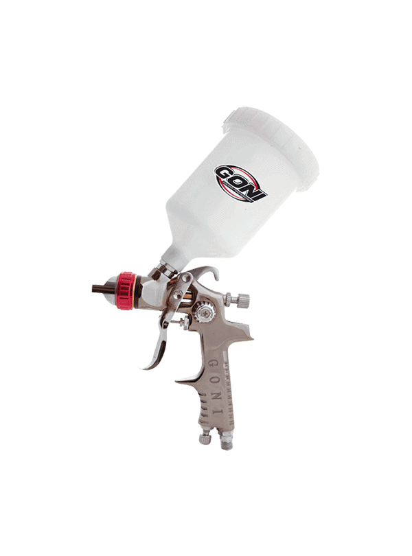 321.png PISTOLA 321 GRAVEDAD 1.4MM VASO PLASTICO 600CC GONIA GONI - Imagen 1