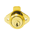 CERRADURA C-6843 P/MUEBLE CILINDRO TECLAS LATON BTE DEXTER