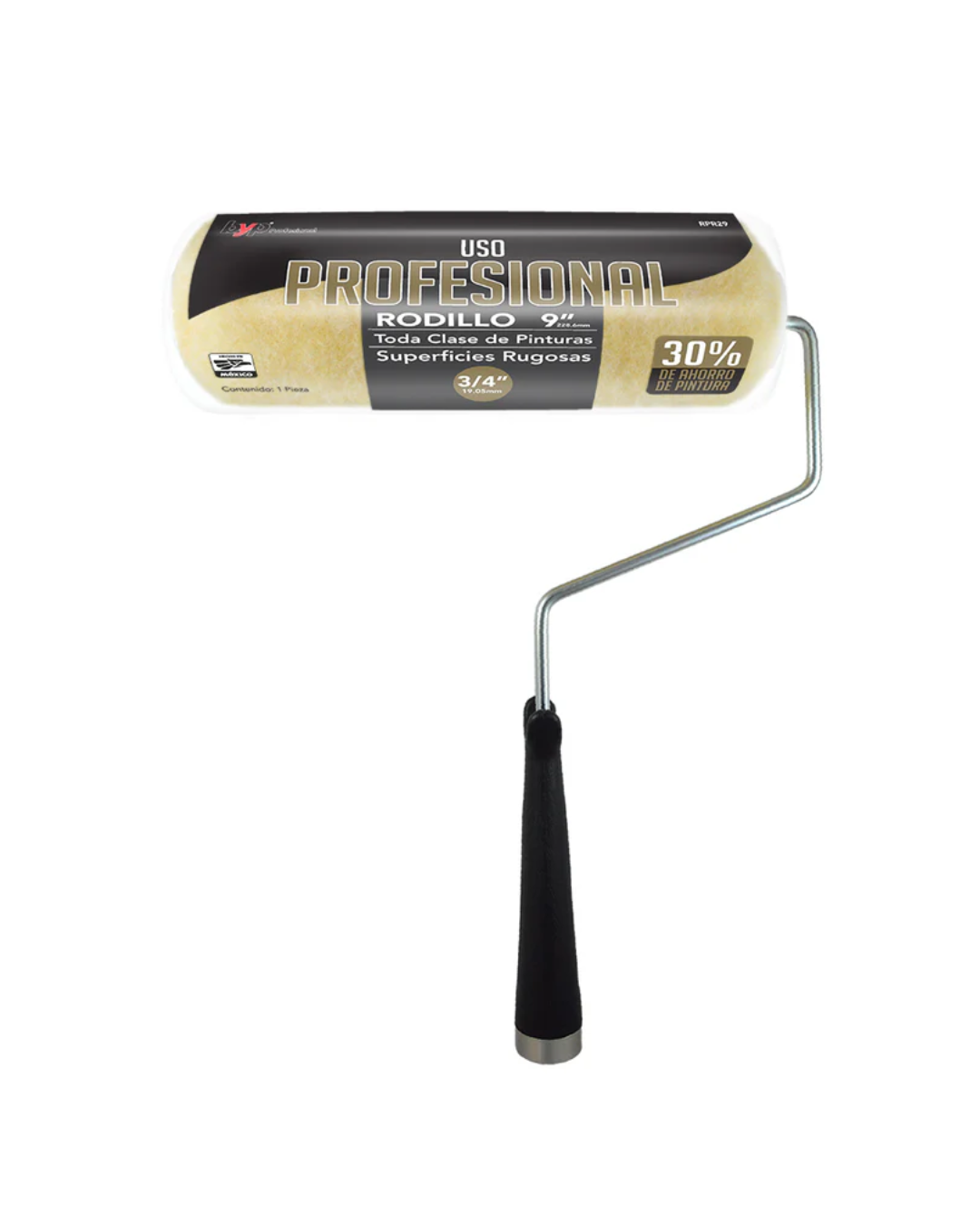 AVISO-40.png RODILLO RPR29 PROFESIONAL COMPLETO 9" X 3/4" BYP(12) - Imagen 1