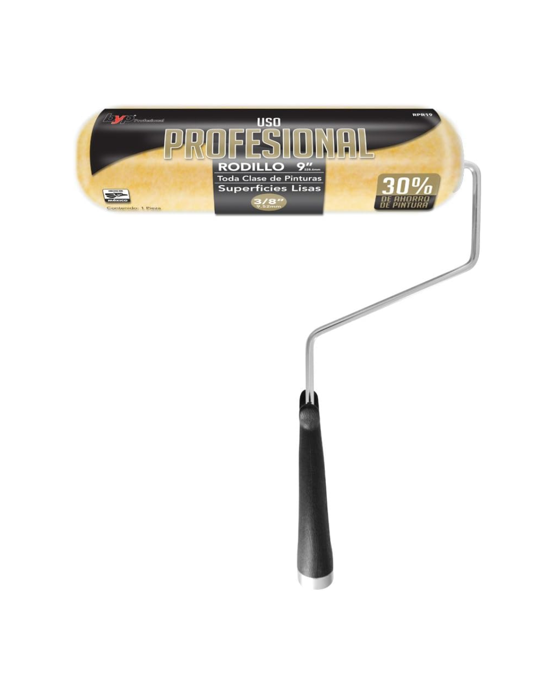 AVISO-41.png RODILLO RPR19 PROFESIONAL COMPLETO 9" X 3/8" BYP(12) - Imagen 1