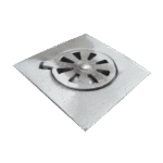 COLADERA ALUMINIO PISO SAT. 4" S/MARCA