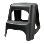 TABURETE TPM2 2 ESCALONES PL?STICO NEGRO BYP
