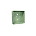 CAJA CUADRADA 3/4" VERDE POLIPROPILENO ANKER