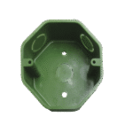 CAJA OCTAGONAL 1/2" VERDE POLIPROPILENO ANKER
