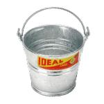 CUBETA GALVANIZADA NO. 2 IDEAL (1 LITRO)