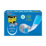 INSECTICIDA RAID LAMINITAS 12P C/APARATO