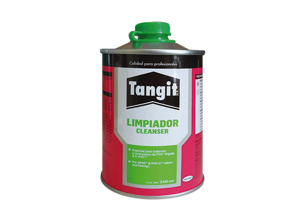 limpiador-TANGIT.png LIMPIADOR TRANSPARENTE PVC 240ml 297614 TANGIT - Imagen 1