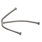 CONECTOR "T" AL-T55 LAV/FREG 55CM ACERO INOX COFLEX