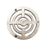 REJILLA ALUMINIO P/CESPOL SATINADA S/MARCA